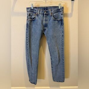 Levi's Light Blue Straight Jeans